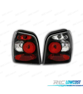 FEUX ARRIÈRE POUR VOLKSWAGEN VW POLO 6N 94-99 STYLE LEXUS NOIR