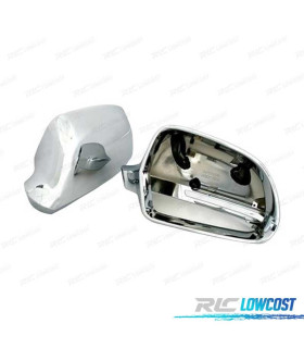 COQUES RÉTROVISEURS POUR AUDI A3 8P A4 B8 A5 A6 4F CHROMÉ
