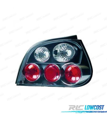 FEUX ARRIÈRE RENAULT MEGANE 99-02 FOND NOIR