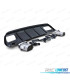 DIFFUSEUR MERCEDES CLASSE A W176 LOOK AMG A45 NOIR BRILLANT + EMBOUTS D'ÉCHAPPEMENT