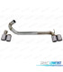 KIT EMBOUTS D'ÉCHAPPEMENT BMW F30 F31 LOOK M3 DOUBLE SORTIES DES DEUX CÔTÉS