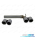 KIT EMBOUTS D'ÉCHAPPEMENT BMW F30 F31 LOOK M3 DOUBLE SORTIES DES DEUX CÔTÉS