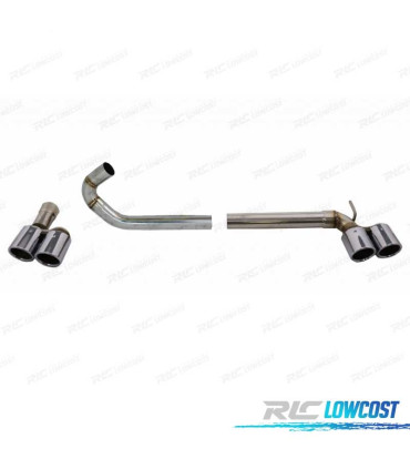 KIT EMBOUTS D'ÉCHAPPEMENT BMW F30 F31 LOOK M3 DOUBLE SORTIES DES DEUX CÔTÉS