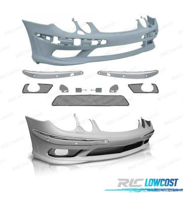 PARE CHOCS FRONTAL MERCEDES W211 02-06 PDC LOOK AMG
