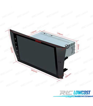 AUTORADIO 9" GPS ANDROID 14 POUR BMW E90 E91 E92 E93 ÉCRAN TACTILE