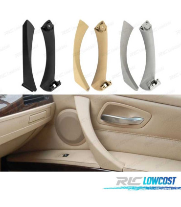 POIGNÉE DE PORTE INTÉRIEUR POUR BMW SÉRIE 3 E90 E91 CÔTÉ DROIT NOIR