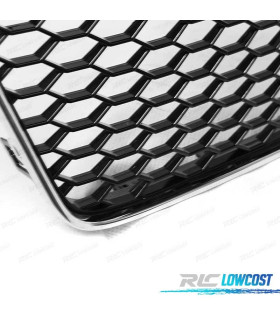 CALANDRE AUDI A5 12-16 LOOK RS5 NOIR CHROMÉ