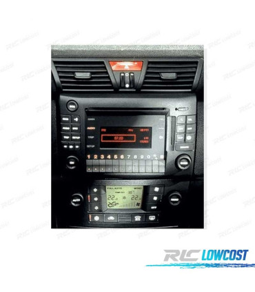 FACADE AUTORADIO 2-DIN NOIR POUR FIAT STILO