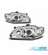 PHARES POUR RENAULT MEGANE 1 96-99 ANGEL EYES FOND CHROMÉ