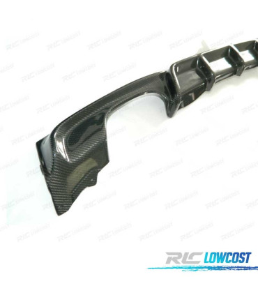 DIFFUSEUR BMW F30 F31 LOOK M PERFORMANCE CARBONE DOUBLE SORTIE 00---00