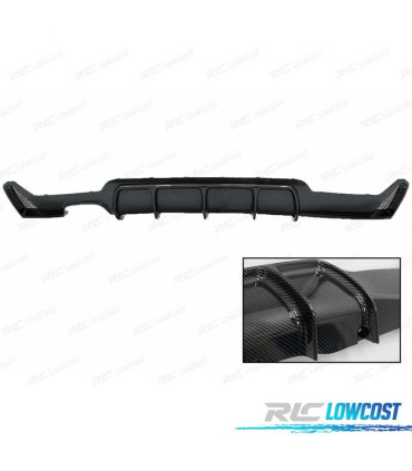 DIFFUSEUR BMW F32 F33 F36 LOOK M PERFORMANCE CARBONE SORTIE GAUCHE