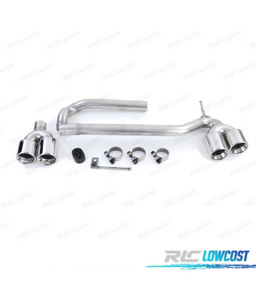 KIT SYSTÈME D'ÉCHAPPEMENT + EMBOUTS BMW F10 F11 F12 F13 10-18 LOOK M PERFORMANCE DOUBLE