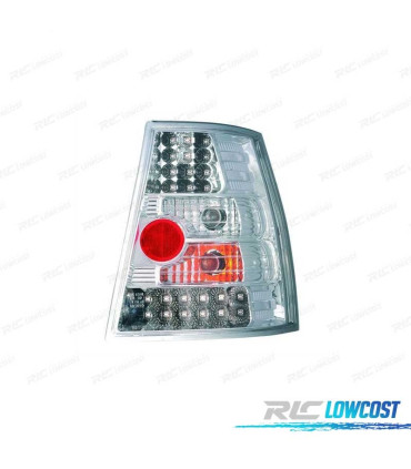 FEUX ARRIÈRE VOLKSWAGEN VW GOLF 4 VARIANT 97-03 LED FOND CHROMÉ