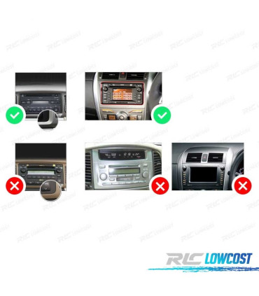 RADIO GPS ANDROID 13 POUR TOYOTA MULTIMÉDIA