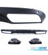 DIFFUSEUR MERCEDES CLASSE C W205 BERLINE 14-18 LOOK AMG NOIR MAT + EMBOUTS D'ÉCHAPPEMENT
