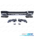 DIFFUSEUR MERCEDES GLS X166 15-19 LOOK AMG NOIR MAT + EMBOUT D´ÉCHAPPEMENT
