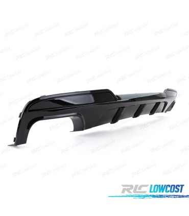 DIFFUSEUR ARRIÈRE BMW SÉRIE 5 F10 F11 10-17 LOOK M PERFORMANCE NOIR BRILLANT + EMBOUTS NOIR