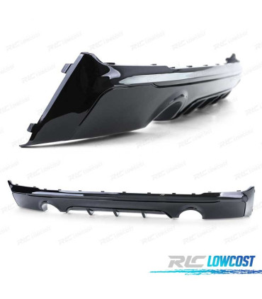 DIFFUSEUR ARRIÈRE BMW F22 F23 LOOK M PERFORMANCE NOIR BRILLANT