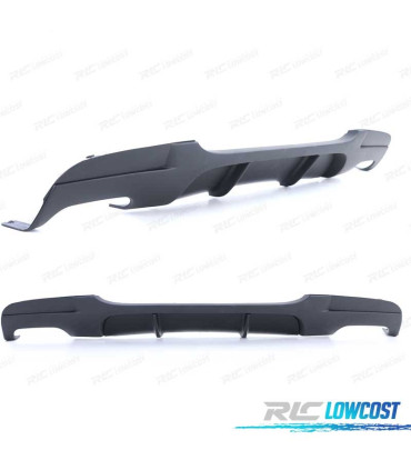 DIFFUSEUR ARRIÈRE BMW E90 E91 LOOK M PERFORMANCE NOIR MAT