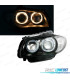 PHARES BMW E81 E87 E82 E88 04-11 ANGEL EYES FOND NOIR