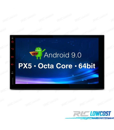 AUTORADIO GPS 7" ANDROID 9.0 2DIM MULTIMÉDIA STÉRÉO