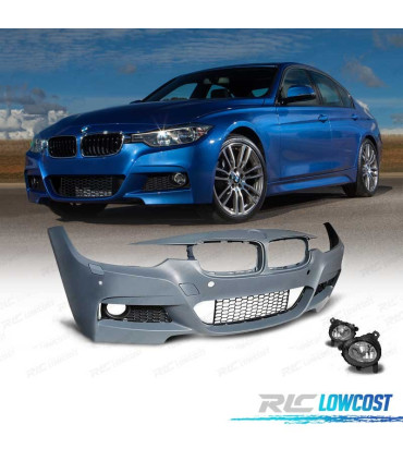 PARE CHOCS FRONTAL BMW F30 F31 LOOK M + PHARES ANTIBROUILLARD
