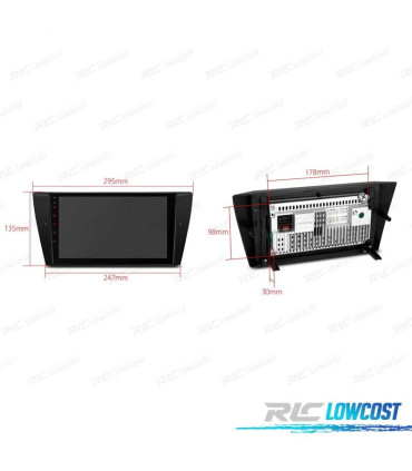 AUTORADIO GPS ANDROID 12 BMW E90 E91