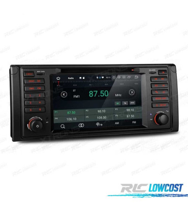 AUTORADIO GPS ANDROID 12 TACTILE 7" POUR BMW E39 E38