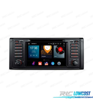 AUTORADIO GPS 7" ANDROID 10.0 OCTA-CORE MULTIMEDIA DVD HDMI POUR BMW SÉRIE 5, SÉRIE 7