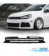 CALANDRE VOLKSWAGEN VW GOLF 6 MK VI 08-12 NOIR BRILLANT SANS LOGO