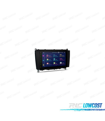 AUTORADIO GPS ANDROID 11 POUR MERCEDES CLK A209 C209 02-09