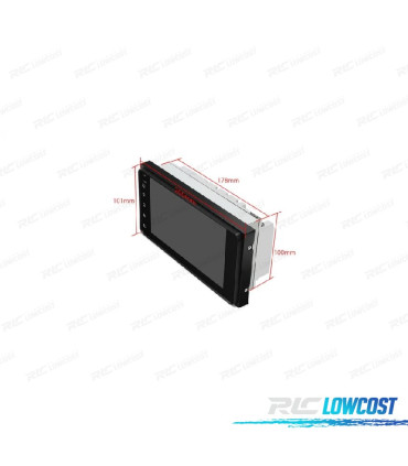 AUTORADIO GPS ANDROID 10 POUR TOYOTA COROLLA RAV4 LAND CRUISER