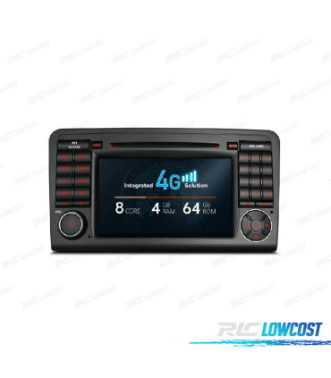 AUTORADIO GPS ANDROID 12 POUR MERCEDES CLASE ML W164 GL X164 05-12