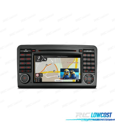AUTORADIO GPS ANDROID 12 POUR MERCEDES CLASE ML W164 GL X164 05-12