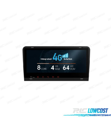 AUTORADIO GPS ANDROID 12 POUR AUDI A3 S3 RS3