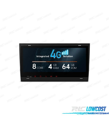 AUTORADIO GPS ANDROID 12 POUR AUDI A4 S4 RS4 SEAT EXEO