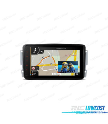 AUTORADIO GPS ANDROID 13 POUR MERCEDES W168 C W203 CLK W209 G W463 VITO VIANO W639