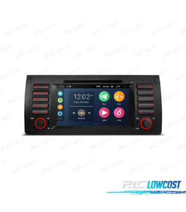 AUTORADIO GPS ANDROID 12 POUR BMW X5 E53 99-03