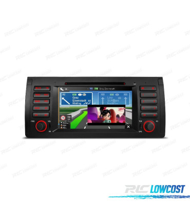 AUTORADIO GPS ANDROID 12 QUAD CORE BMW X5 E53 99-03