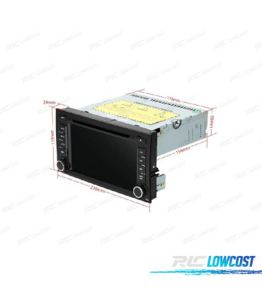 AUTORADIO GPS ANDROID 13 POUR SEAT LEON MK3 2013-2018