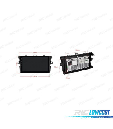 AUTORADIO GPS ANDROID 13 POUR TOYOTA COROLLA 07-13