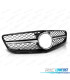 CALANDRE POUR MERCEDES W204 07-14 LOOK AMG C63 NOIR BRILLANT CHROMÉ