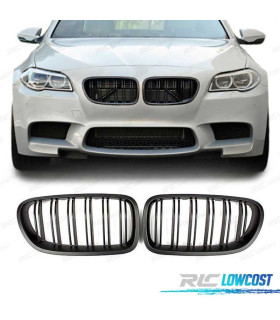 CALANDRE BMW F10 LOOK M5 DOUBLE NOIR MAT