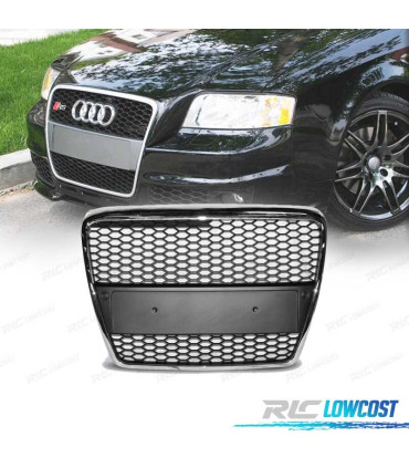 CALANDRE AUDI A6 4F 04-08 LOOK RS6 CHROMÉ