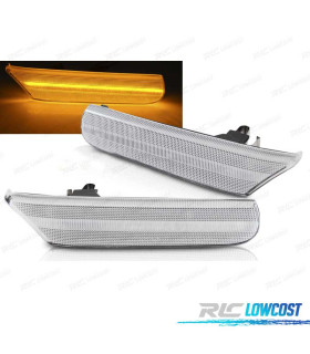 CLIGNOTANTS LATERAUX PORSCHE CARRERA 911 996 BOXSTER 986 96-04 LED DYNAMIQUE BLANC