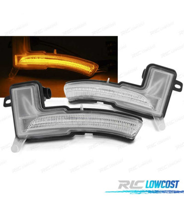 CLIGNOTANTS RÉTROVISEURS RENAULT CLIO IV 16-19 DYNAMIQUE LED BLANC