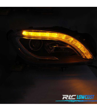 PHARES MERCEDES CLASSE M W166 11-15 LED DYNAMIQUES NOIR