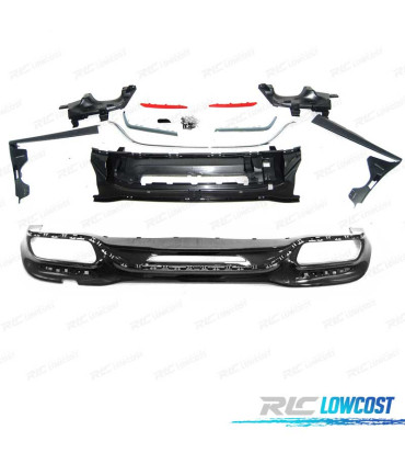 PARE CHOCS ARRIÈRE MERCEDES CLASSE S W222 18- LOOK AMG FACELIFT PDC