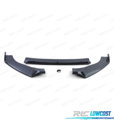 SPOILER LAME FRONTAL VOLKSWAGEN VW GOLF 7 7.5 GTI NOIR BRILLANT