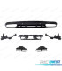 DIFFUSEUR MERCEDES CLASE C C205 COUPÉ AMG 14-18 LOOK C63 NOIR BRILLANT PDC + EMBOUT D ÉCHAPPEMENT